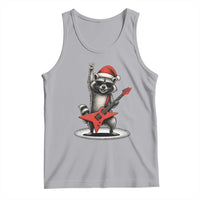Funny Raccoon Rock Music Christmas Tank Top - Wonder Print Shop
