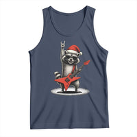 Funny Raccoon Rock Music Christmas Tank Top - Wonder Print Shop