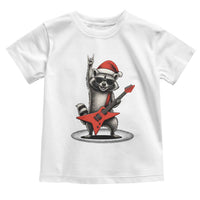 Funny Raccoon Rock Music Christmas Toddler T Shirt - Wonder Print Shop