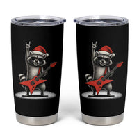 Funny Raccoon Rock Music Christmas Tumbler Cup - Wonder Print Shop