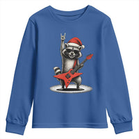 Funny Raccoon Rock Music Christmas Youth Sweatshirt - Wonder Print Shop