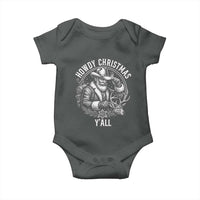 Cowboy Santa Claus Baby Onesie Howdy Christmas Y'all Western Country - Wonder Print Shop