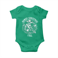 Cowboy Santa Claus Baby Onesie Howdy Christmas Y'all Western Country - Wonder Print Shop