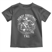 Cowboy Santa Claus Toddler T Shirt Howdy Christmas Y'all Western Country - Wonder Print Shop