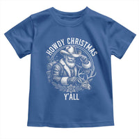 Cowboy Santa Claus Toddler T Shirt Howdy Christmas Y'all Western Country - Wonder Print Shop