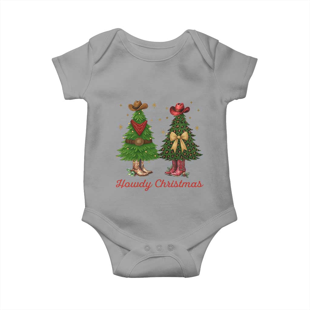 Howdy Christmas Baby Onesie Cowboy Western Country Xmas - Wonder Print Shop