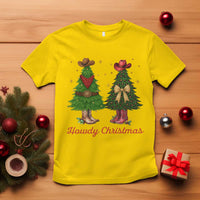 Howdy Christmas T Shirt Cowboy Western Country Xmas - Wonder Print Shop