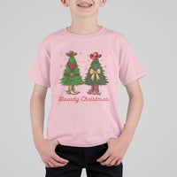 Howdy Christmas T Shirt For Kid Cowboy Western Country Xmas - Wonder Print Shop