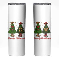 Howdy Christmas Skinny Tumbler Cowboy Western Country Xmas - Wonder Print Shop