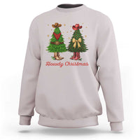 Howdy Christmas Sweatshirt Cowboy Western Country Xmas - Wonder Print Shop