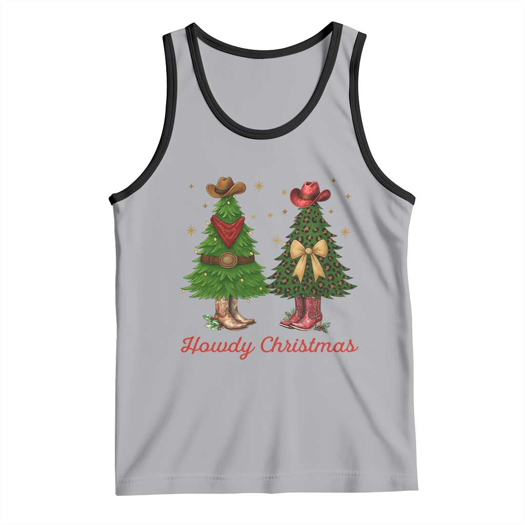 Howdy Christmas Tank Top Cowboy Western Country Xmas - Wonder Print Shop