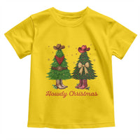 Howdy Christmas Toddler T Shirt Cowboy Western Country Xmas - Wonder Print Shop