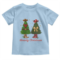 Howdy Christmas Toddler T Shirt Cowboy Western Country Xmas - Wonder Print Shop