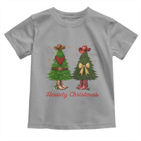 Howdy Christmas Toddler T Shirt Cowboy Western Country Xmas - Wonder Print Shop