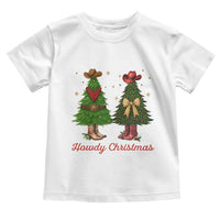 Howdy Christmas Toddler T Shirt Cowboy Western Country Xmas - Wonder Print Shop