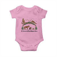 Nativity Scene Christmas Baby Onesie Cowboy Bible Scripture Verse Western - Wonder Print Shop