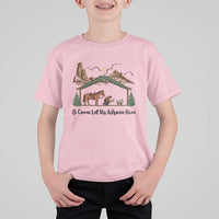 Nativity Scene Christmas T Shirt For Kid Cowboy Bible Scripture Verse Western - Wonder Print Shop