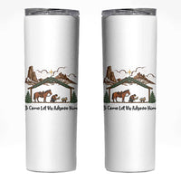 Nativity Scene Christmas Skinny Tumbler Cowboy Bible Scripture Verse Western - Wonder Print Shop