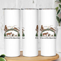 Nativity Scene Christmas Skinny Tumbler Cowboy Bible Scripture Verse Western - Wonder Print Shop