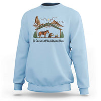 Nativity Scene Christmas Sweatshirt Cowboy Bible Scripture Verse Western - Wonder Print Shop