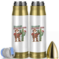 Funny Santa Cowboy Bullet Tumbler Wrangling Christmas Cheer - Wonder Print Shop
