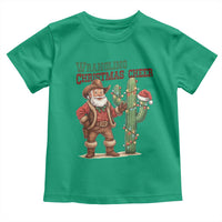 Funny Santa Cowboy Toddler T Shirt Wrangling Christmas Cheer - Wonder Print Shop