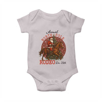 Cowboy Santa Christmas Baby Onesie Annual North Pole Rodeo Dec 25th - Wonder Print Shop