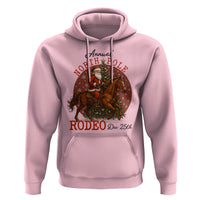Cowboy Santa Christmas Hoodie Annual North Pole Rodeo Dec 25th - Wonder Print Shop