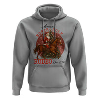 Cowboy Santa Christmas Hoodie Annual North Pole Rodeo Dec 25th - Wonder Print Shop