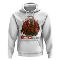 Cowboy Santa Christmas Hoodie Annual North Pole Rodeo Dec 25th - Wonder Print Shop