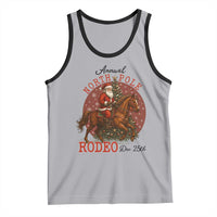 Cowboy Santa Christmas Tank Top Annual North Pole Rodeo Dec 25th - Wonder Print Shop