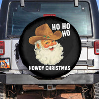 Cowboy Santa Christmas Spare Tire Cover Ho Ho Ho Howdy Christmas - Wonder Print Shop