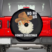 Cowboy Santa Christmas Spare Tire Cover Ho Ho Ho Howdy Christmas - Wonder Print Shop