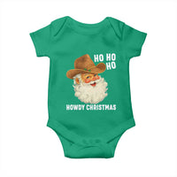 Cowboy Santa Christmas Baby Onesie Ho Ho Ho Howdy Christmas - Wonder Print Shop