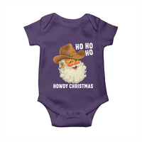 Cowboy Santa Christmas Baby Onesie Ho Ho Ho Howdy Christmas - Wonder Print Shop