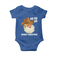Cowboy Santa Christmas Baby Onesie Ho Ho Ho Howdy Christmas - Wonder Print Shop