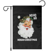 Camo Santa Christmas Garden Flag Ho Ho Ho Hooah Christmas - Wonder Print Shop