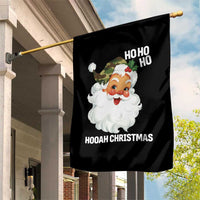 Camo Santa Christmas Garden Flag Ho Ho Ho Hooah Christmas - Wonder Print Shop