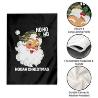 Camo Santa Christmas Garden Flag Ho Ho Ho Hooah Christmas - Wonder Print Shop