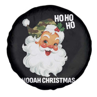 Camo Santa Christmas Spare Tire Cover Ho Ho Ho Hooah Christmas - Wonder Print Shop