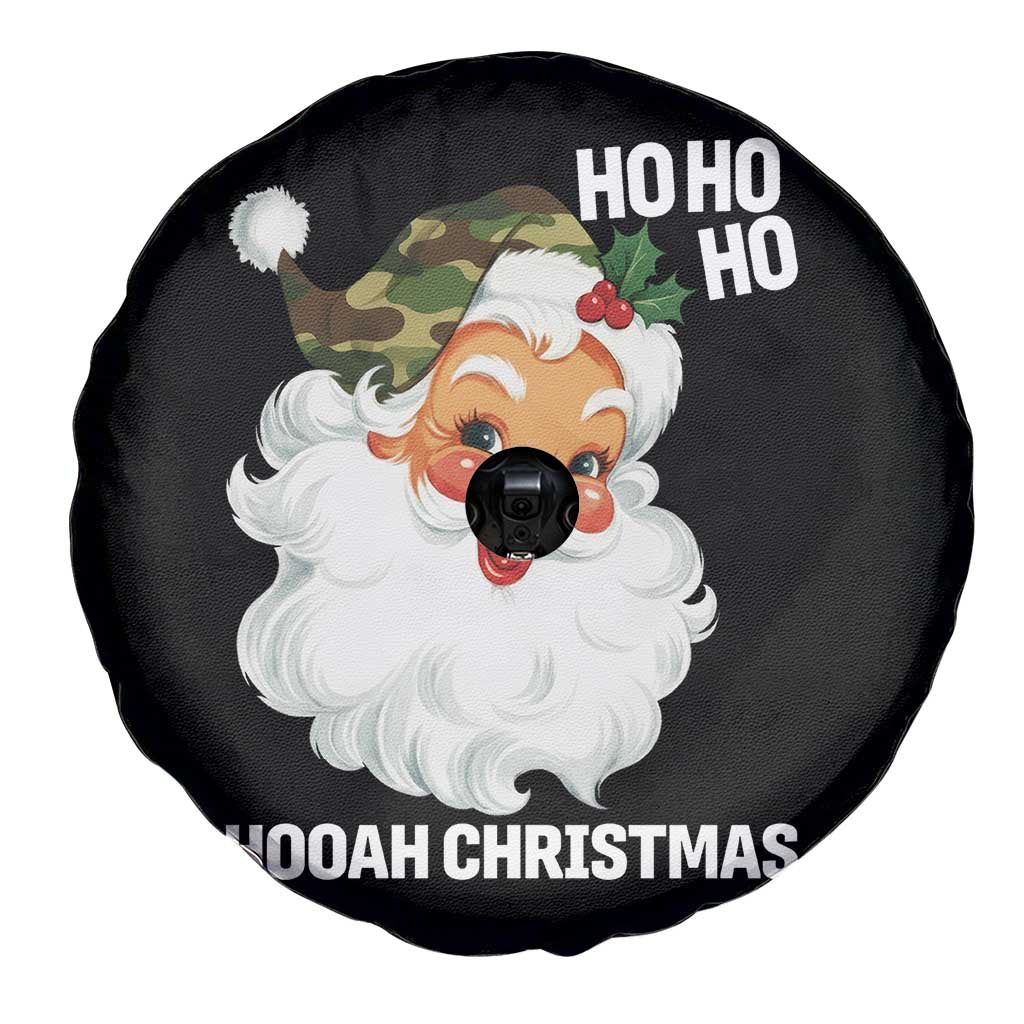 Camo Santa Christmas Spare Tire Cover Ho Ho Ho Hooah Christmas - Wonder Print Shop
