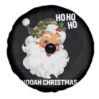 Camo Santa Christmas Spare Tire Cover Ho Ho Ho Hooah Christmas - Wonder Print Shop