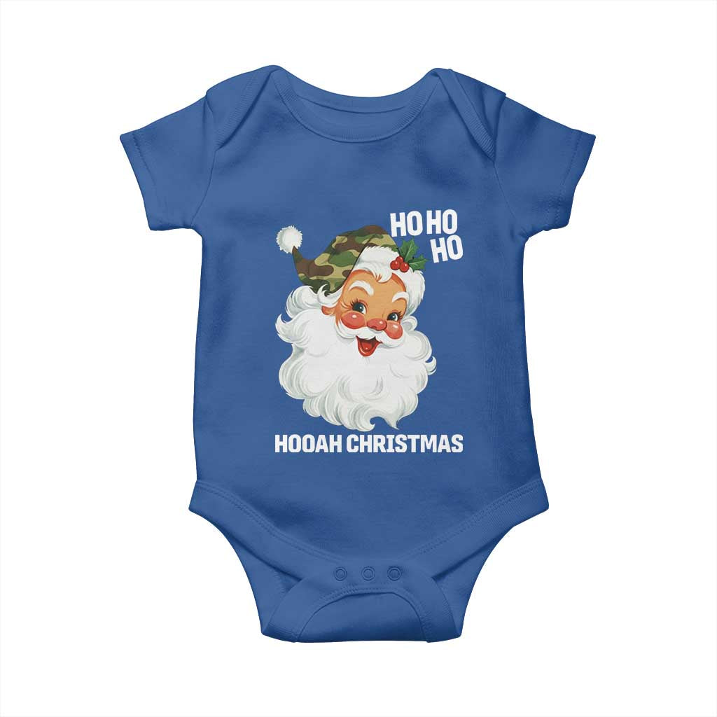 Camo Santa Christmas Baby Onesie Ho Ho Ho Hooah Christmas - Wonder Print Shop