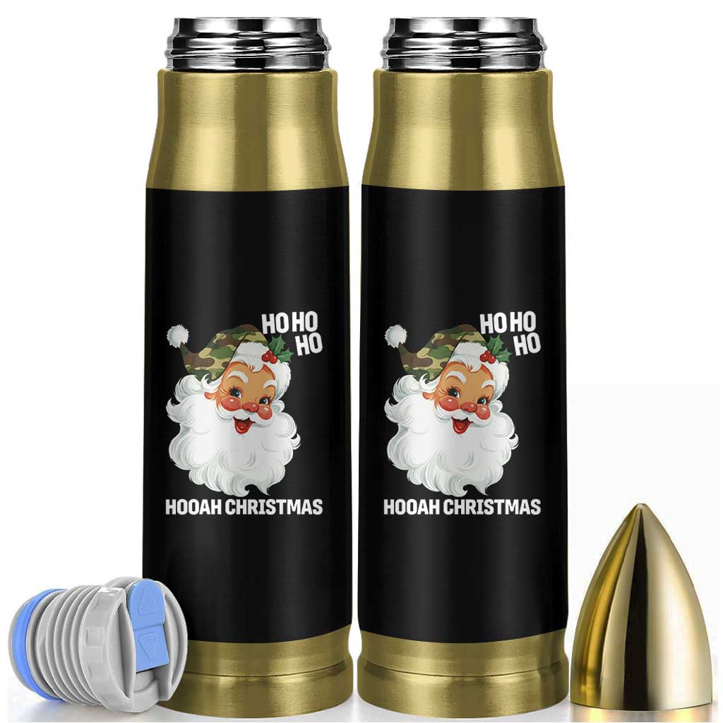 Camo Santa Christmas Bullet Tumbler Ho Ho Ho Hooah Christmas - Wonder Print Shop