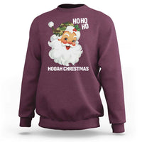 Camo Santa Christmas Sweatshirt Ho Ho Ho Hooah Christmas - Wonder Print Shop
