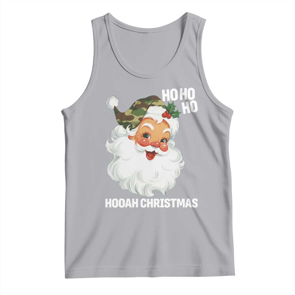 Camo Santa Christmas Tank Top Ho Ho Ho Hooah Christmas - Wonder Print Shop