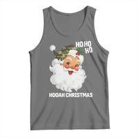 Camo Santa Christmas Tank Top Ho Ho Ho Hooah Christmas - Wonder Print Shop