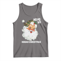 Camo Santa Christmas Tank Top Ho Ho Ho Hooah Christmas - Wonder Print Shop