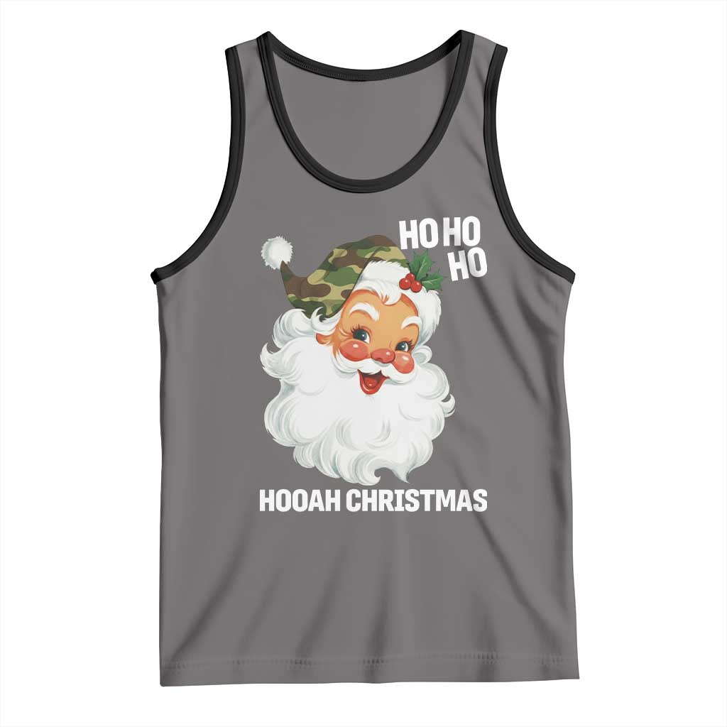 Camo Santa Christmas Tank Top Ho Ho Ho Hooah Christmas - Wonder Print Shop