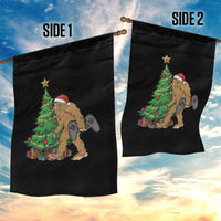 Bigfoot Gamer Christmas Garden Flag Funny Sasquatch Gaming Xmas - Wonder Print Shop